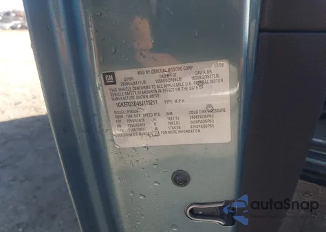 2009 GMC Acadia Slt-1 z USA, uszkodzony, nr VIN 1GKER23D49J179211